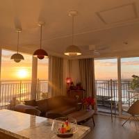Surf Resort Sunrise Ocean View, Yang Yang, High-Fl 86 sqm 2 bedrooms 2 bathrooms，位于In'gu-ri的酒店