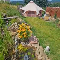 Jurte Zelt Glamping Dein Naturrefugium in Schlüchtern Hessen Main-Kinzig，位于施吕希滕的酒店