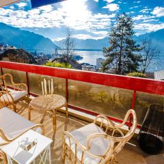 Terrace with Lake & Mountain View