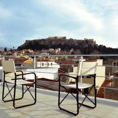 Apartment with Rooftop Terrace & Acropolis View