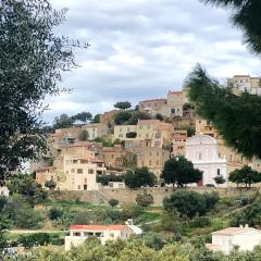 CORSE - Lumio, Balagne petite maison loft, vue imprenable sur le Golfe de Calvi