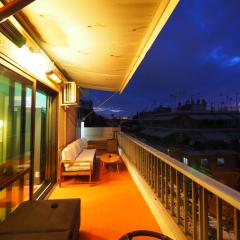 Sophia's Penthouse Apartment With Jacuzzi and Acropolis View From Big Terrace