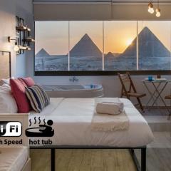 Jacuzzi By The Historic Giza Pyramids - Apartment 4