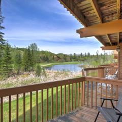 Condo on First Green with Deck at Schuss Mountain!