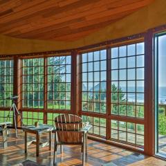 Forested Gold Beach House with Panoramic Ocean Views