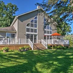 Waterfront Vandalia House with Dock on Donnell Lake!