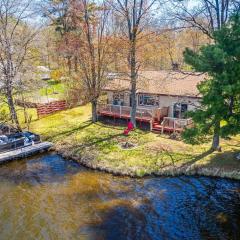 Remodeled Rice Lake Hideaway Home with Dock and Deck