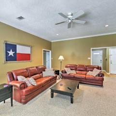 Cozy College Station Home with Patio and Fireplace