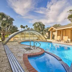 Waterfront Harlingen Home with Pool and Game Room!