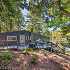 Rustic Waterfront Cottage with Fire Pit and Kayaks