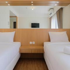 Twin Bed Studio Room at Annora Living Apartment By Travelio