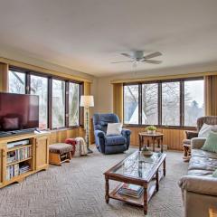 Wisconsin River Valley Farmhouse Fire Pit and View
