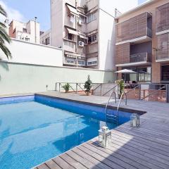 巴塞罗那我的空间格拉西亚泳池露台公寓