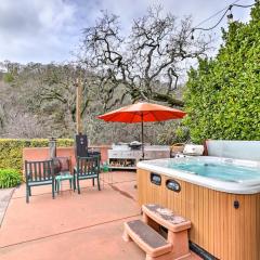 Wine Country Retreat at Private Creekside House!