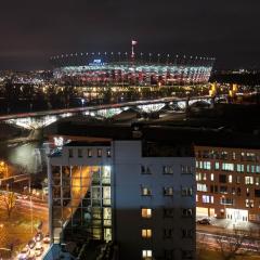 WarsawSkyLine Apartments - PGE Narodowy, Torwar, Bulwary Wiślane