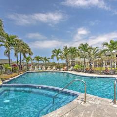 Tropical Kona Resort Townhome Patio and Ocean Views