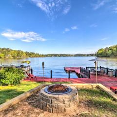 Waterfront A-Frame with Private Dock on Jackson Lake