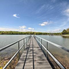 Modern Lakefront Getaway with Deck and Dock, In Cove!