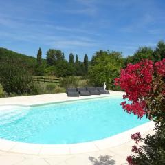 Villa de 4 chambres avec piscine privee jardin amenage et wifi a Leobard