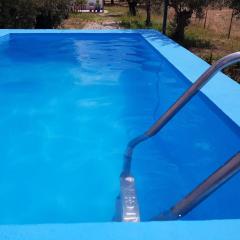 One bedroom house with shared pool furnished terrace and wifi at Santarem