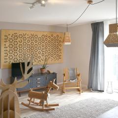 Lesnavesna designer Apartment with a garden