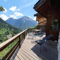 Chalet Solize - Terrasse avec superbe vue - Sauna