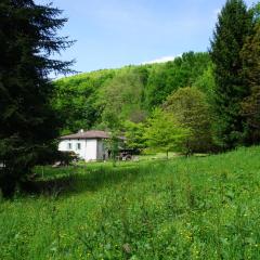 Le Pidro - A family house with private stream and woodland