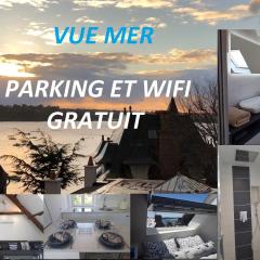 Logement entier Saint Malo vue mer, proche FERRY, commerces et plage Solidor 50 m