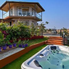 StayVista's Ora Indulgent Living - Valley-View, Couple-Friendly Villa with Outdoor Jacuzzi - Romantic Getaway