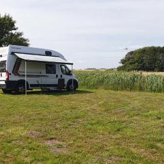 Wohnmobilstellplatz Hemenswarft an der Nordsee - Meerblick