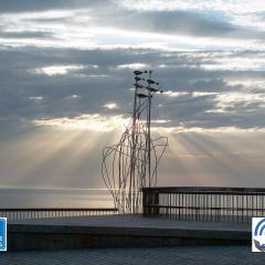 Vistas 180º al mar/puesta de sol/Free Wifi-parking