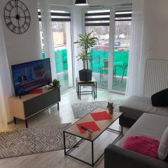 Komfortowy Nowoczesny Apartament Kustronia z Garażem Balkonem Wanną