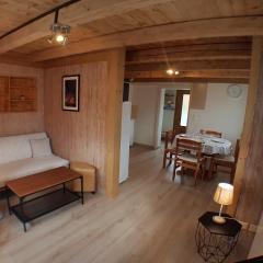 Chalet avec terrasse et vue sur le Mt-Blanc