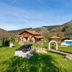 5 bedrooms villa with city view private pool and enclosed garden at Bizkaia