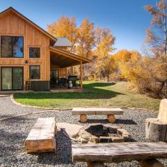 Riverfront Home with BBQ 2 Mi to Downtown Gunnison!