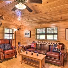 Pet-Friendly Cabin with Fire Pit and River Access!