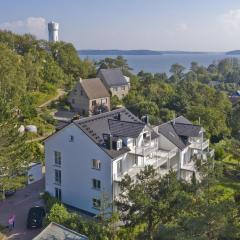 moderne Ferienwohnung mit Kamin, Balkon - Ferienresidenz Zwei Bodden FeWo111