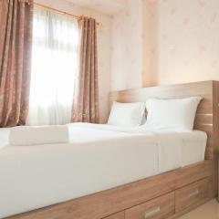 Comfort 2BR Green Pramuka City Apartment near Shopping Center By Travelio