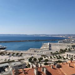 Vieux-port, Panier, magnifique studio avec vue sur mer