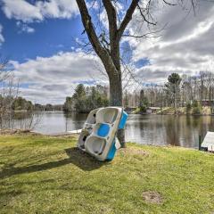 Lakeside Cabin with Fire Pit Near Pine Point Park!