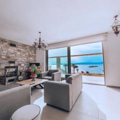 Stone built house next to the beach