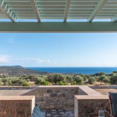 Villa Vasiliki Traditional House in Mani with Sea View
