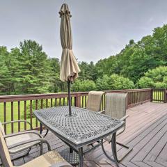 Mountain Escape Home with Deck, Fire Pit, Yard