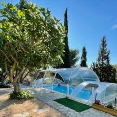 Villa de 3 chambres avec piscine privee jardin clos et wifi a Castelnou
