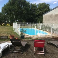 Grand gîte avec piscine, cheminée et terrasse près de Lunéville, idéal pour familles et groupes - FR-1-584-84