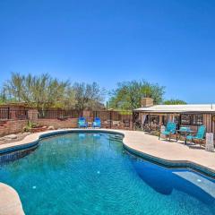 Desert Oasis with Fenced Pool and Mountain Views!