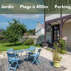 Maison avec beau jardin - Centre ville d'Arromanches