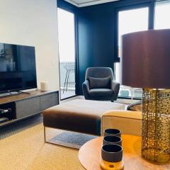 Luxury 1BR + Study near MCG, Tennis Centre & City