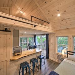 Idyllic Edgecomb Forest Studio with Deck and Balcony!