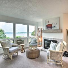 Lakefront Dewittville Condo with Private Deck!